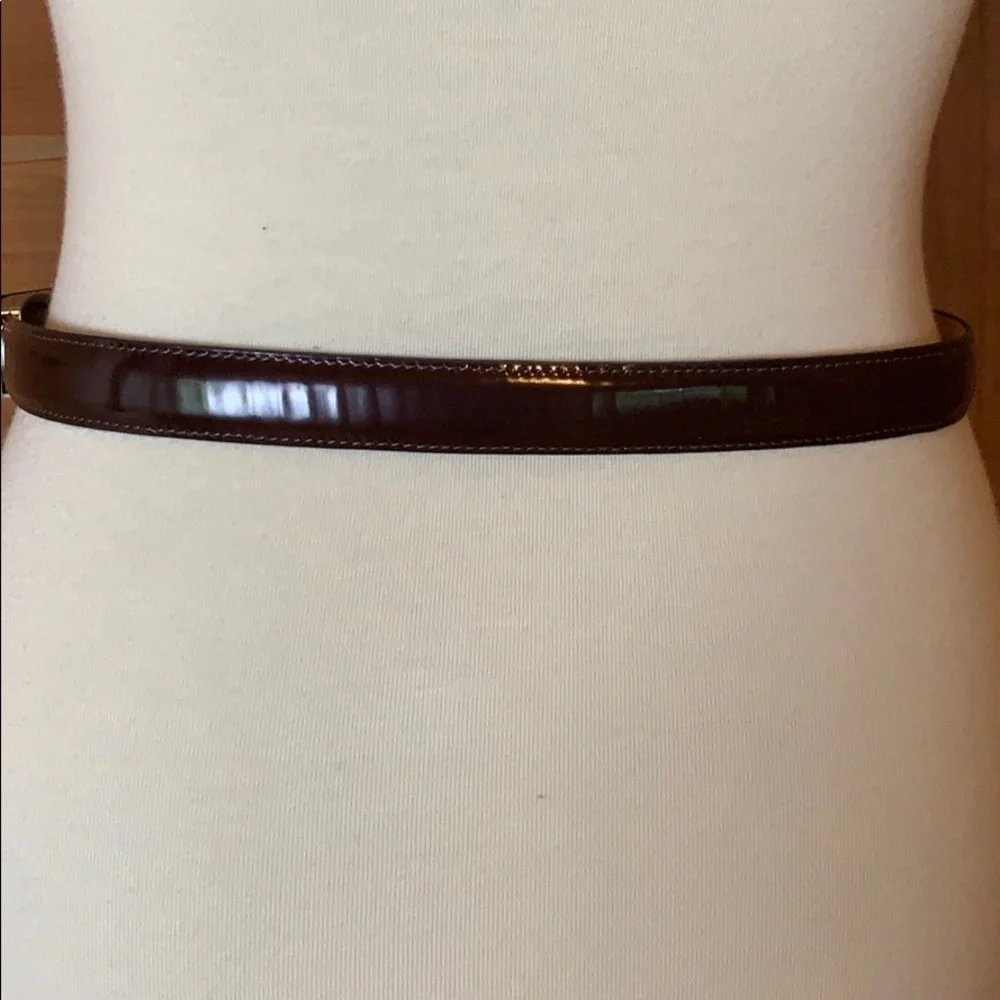 Brighton dark brown leather belt Size Medium/Large